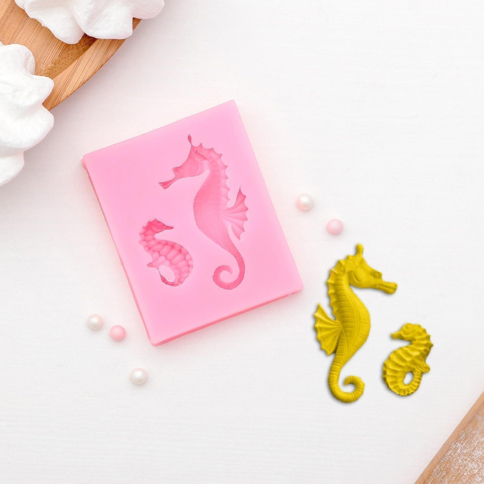 Молд «Морские коньки», 6,3×5 см, цвет МИКС