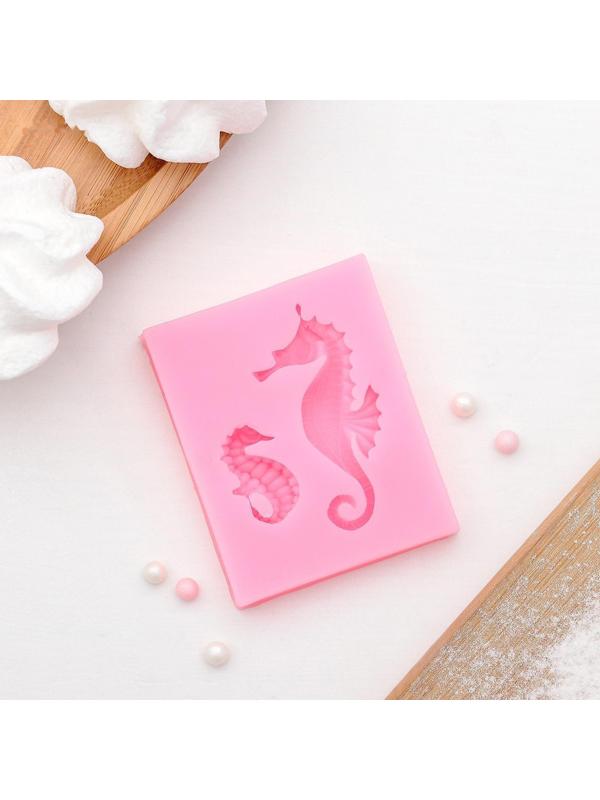 Молд «Морские коньки», 6,3×5 см, цвет МИКС