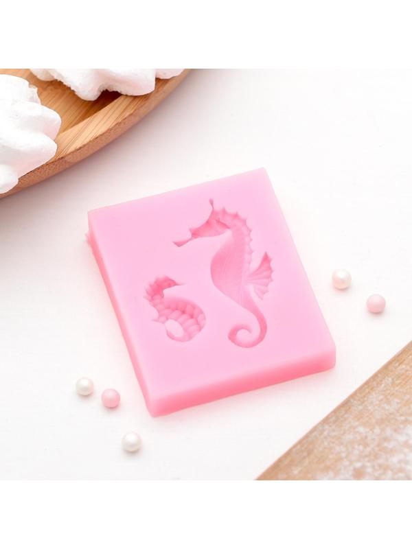 Молд «Морские коньки», 6,3×5 см, цвет МИКС