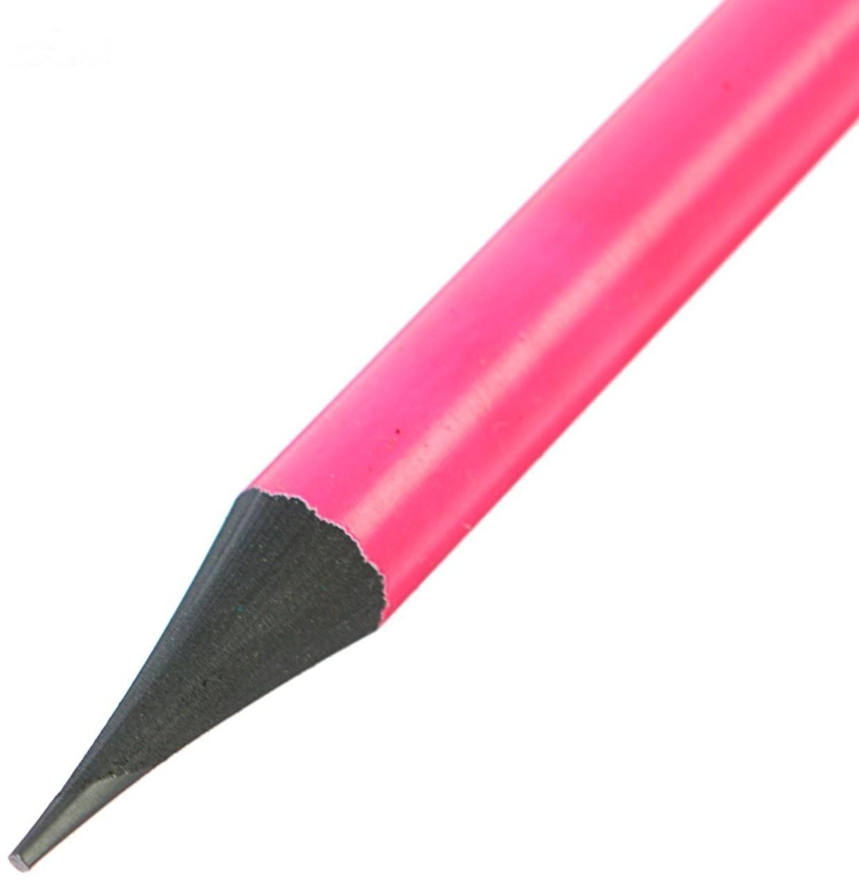 Карандаш чернографитный с ластиком Erich Krause JOY HB, сплошная проклейка грифеля, d= 2.2 мм, корпус из биоразлагаемого пластика