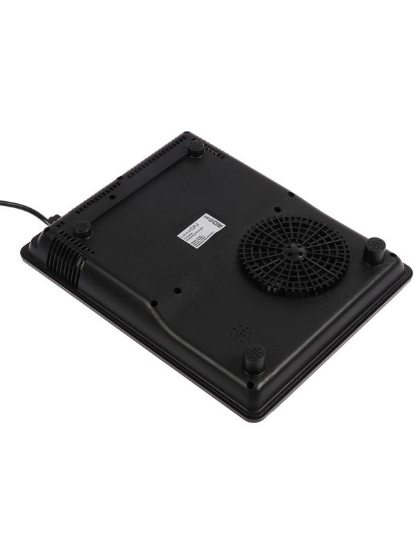 Плитка электрическая LuazON LIP-001, индукционная, 1 конфорка, 2100 Вт, чёрная