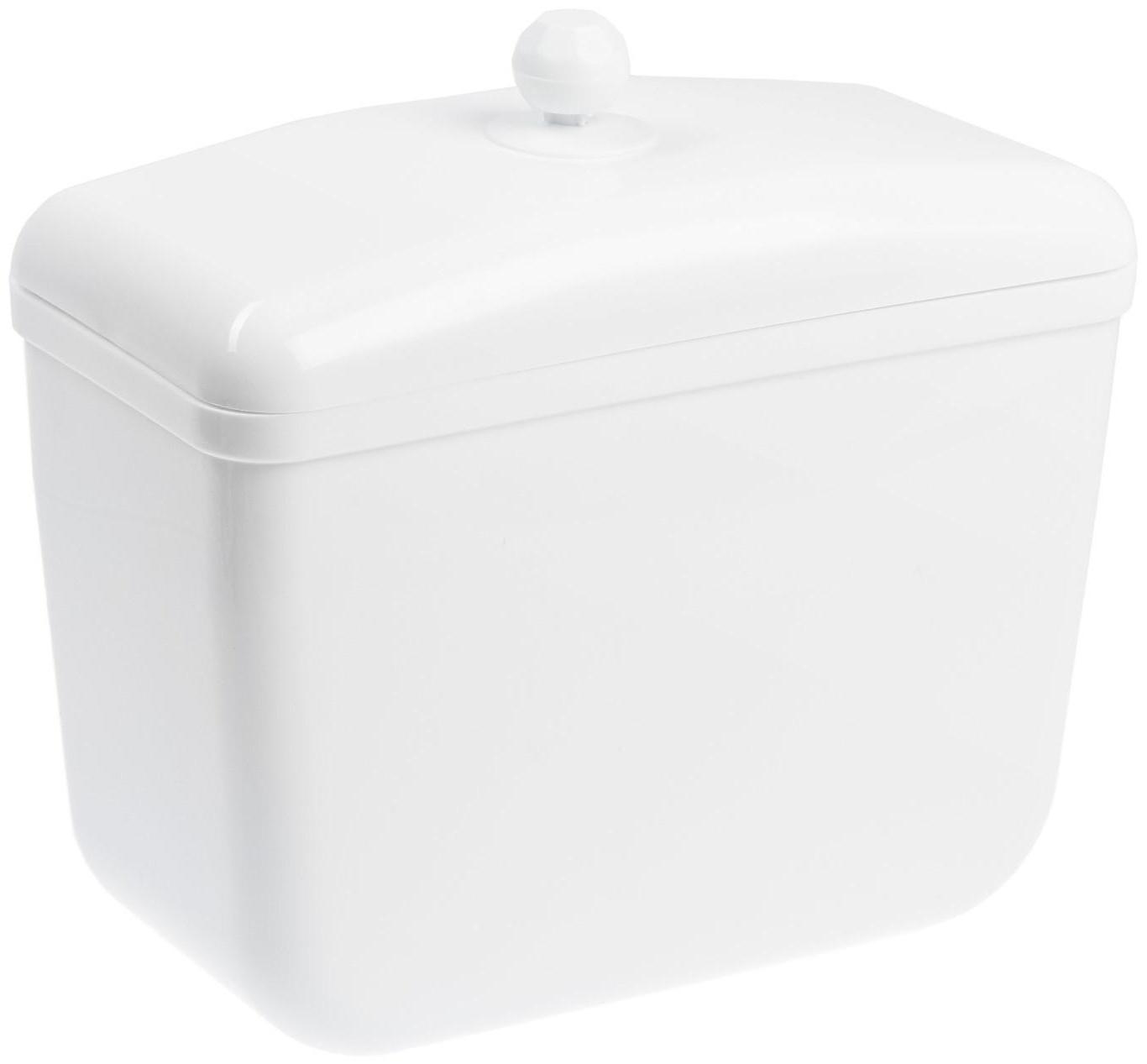 Бачок для унитаза, пластиковый, с арматурой