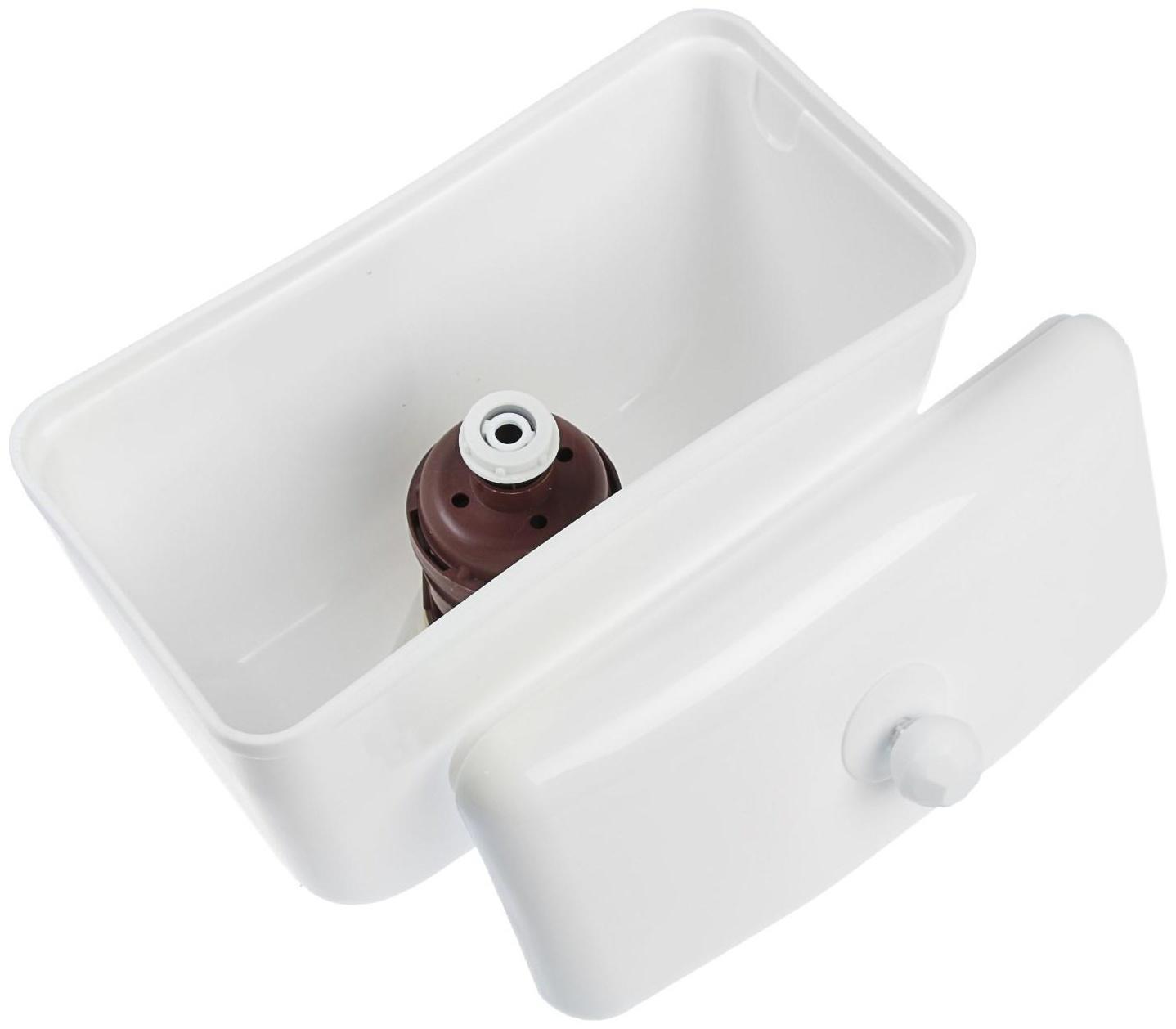 Бачок для унитаза, пластиковый, с арматурой