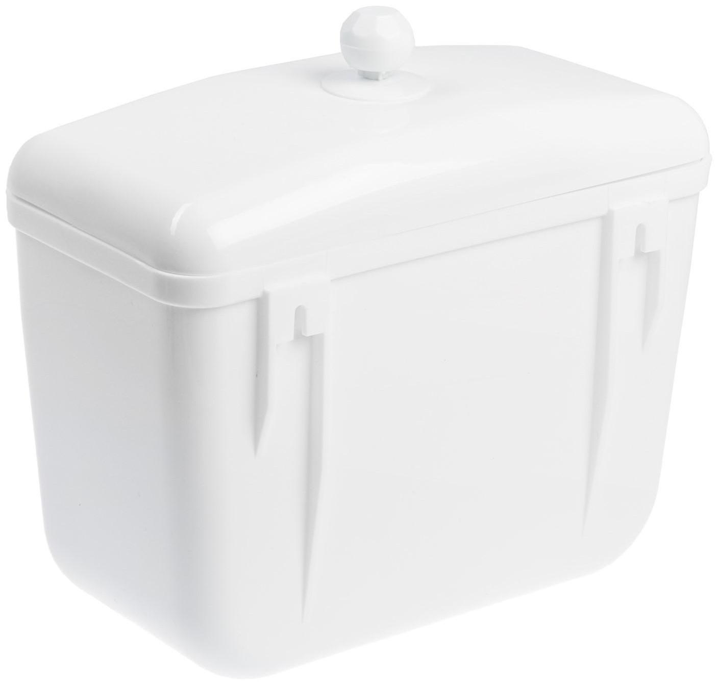 Бачок для унитаза, пластиковый, с арматурой