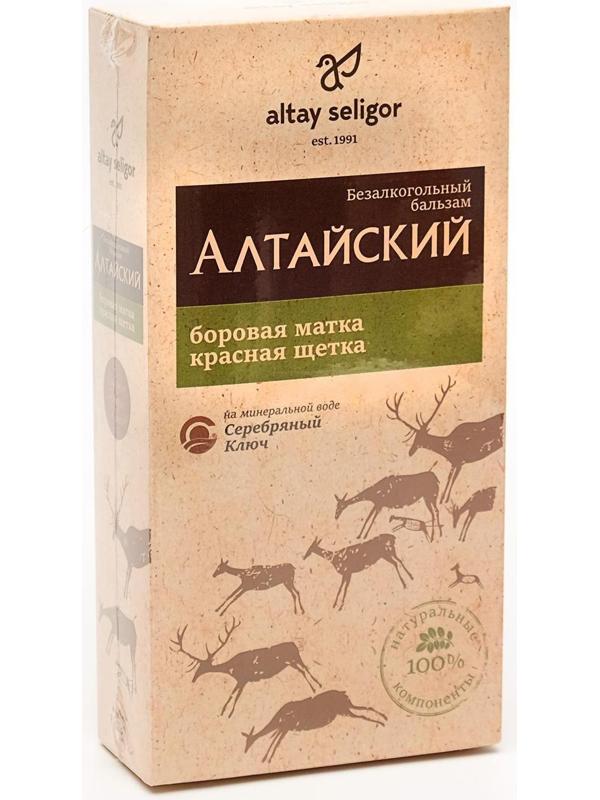 Бальзам Altay Seligor «Алтайский» с боровой маткой и красной щеткой, 250 мл.