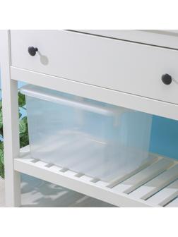 Контейнер для хранения с крышкой Porter, 21 л, 43×32×27 см, цвет прозрачный