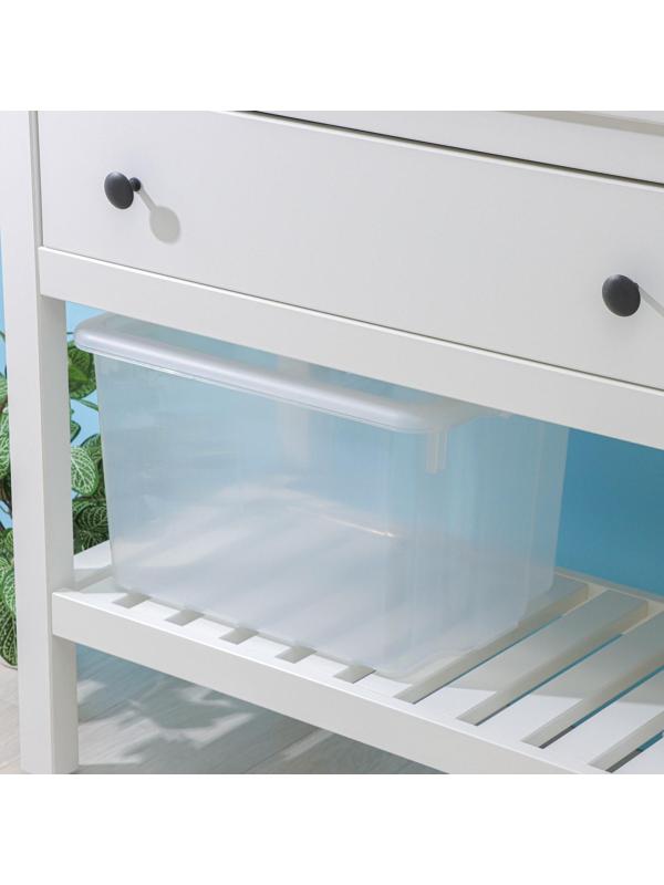 Контейнер для хранения с крышкой Porter, 21 л, 43×32×27 см, цвет прозрачный