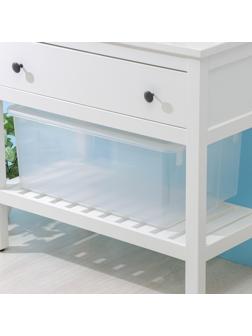 Контейнер для хранения с крышкой Porter, 50 л, 66×42×26 см, цвет прозрачный