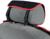 Накидка на переднее сиденье, велюр, размер 55 х 150 см, черный с красным кантом