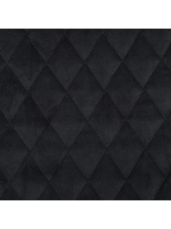 Накидка на переднее сиденье, велюр, размер 35 х 130 см, черный