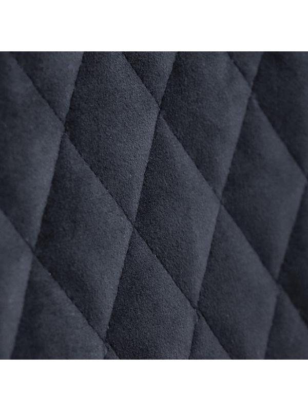 Накидка на переднее сиденье, велюр, размер 35 х 130 см, черный с красным кантом