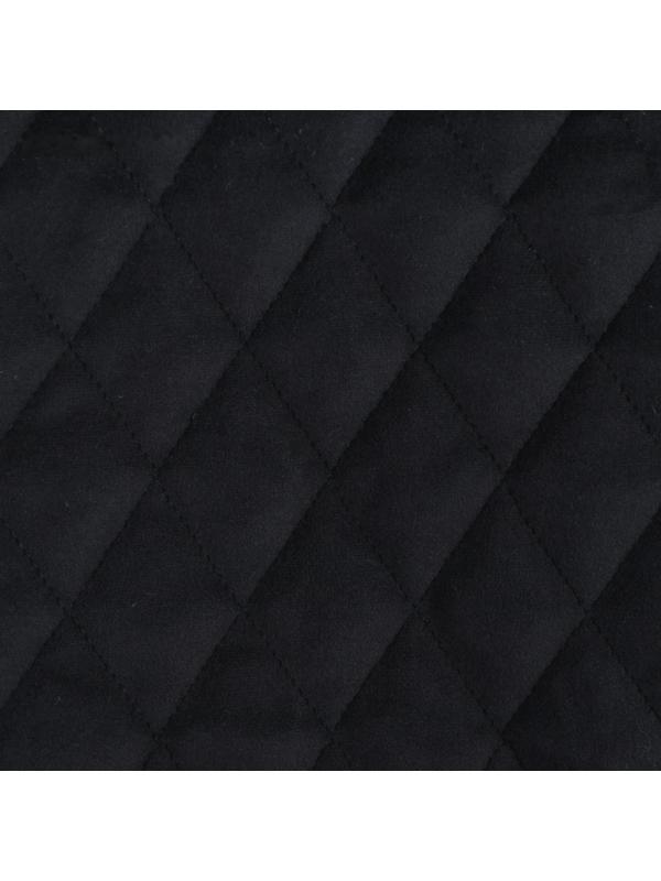 Накидка на переднее сиденье, велюр, размер 35 х 130 см, черный с красным кантом