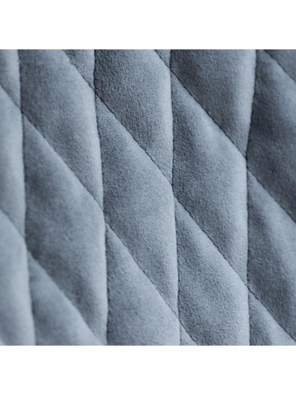 Накидка на переднее сиденье, велюр, размер 35 х 130 см, серый