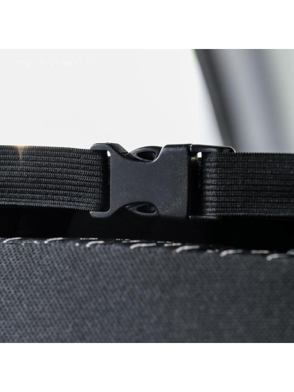 Накидка на переднее сиденье, велюр, размер 35 х 130 см, серый