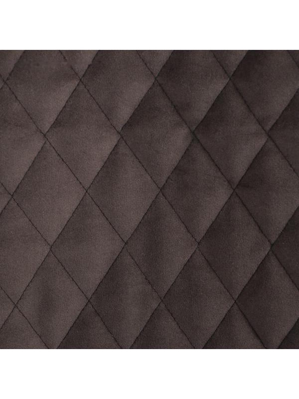 Накидка на переднее сиденье, велюр, размер 35 х130 см, коричневый