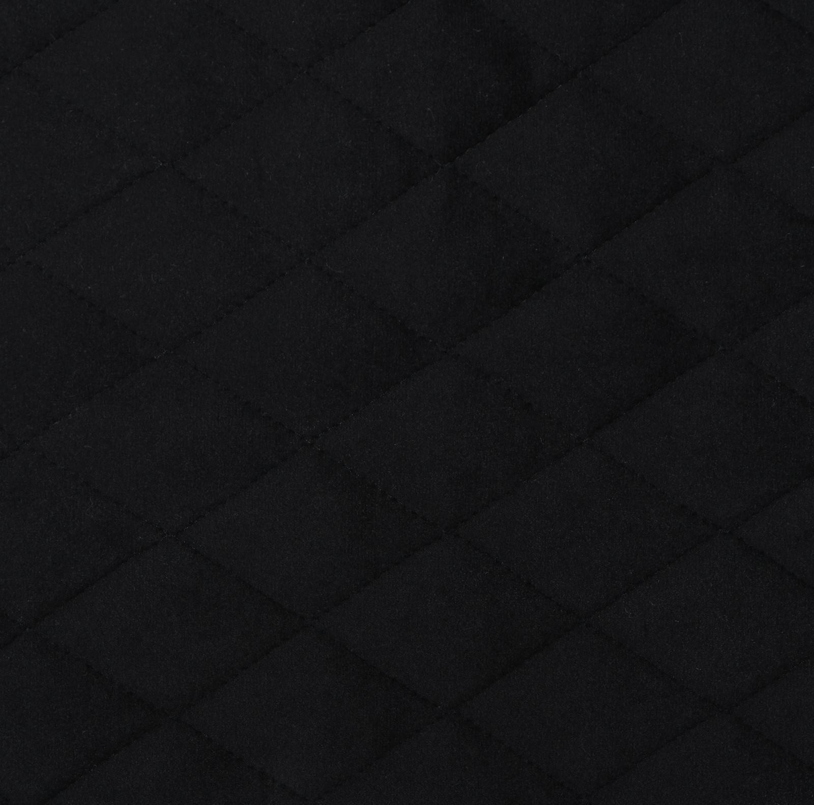 Накидка на переднее сиденье, велюр, размер 55 х 130 см, черный, с красным кантом