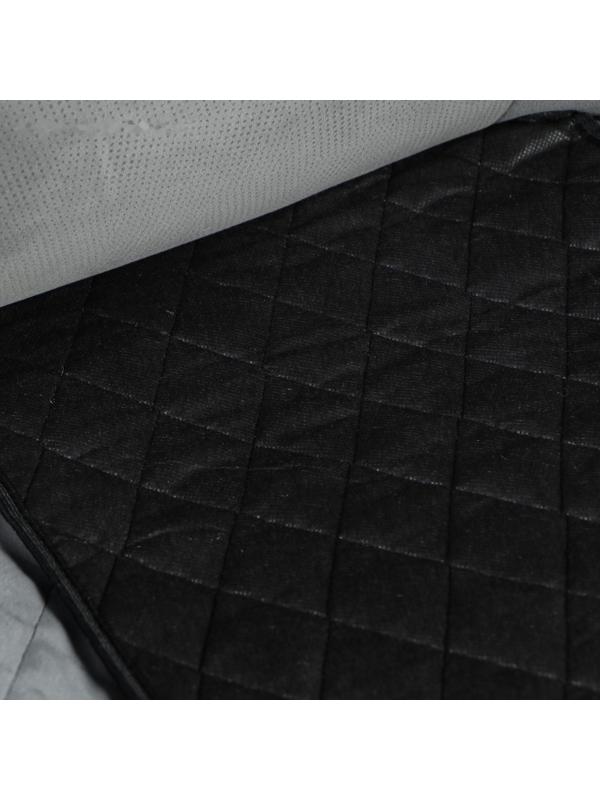 Накидка на переднее сиденье, велюр, размер 55 х 130 см, серый, широкое сиденье