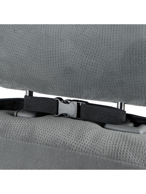 Накидка на переднее сиденье, велюр, размер 55 х 130 см, коричневый, широкое сиденье