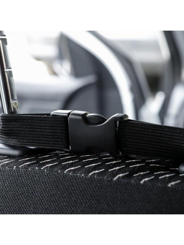 Накидка на переднее сиденье, велюр, размер 55 х 130 см, коричневый, широкое сиденье