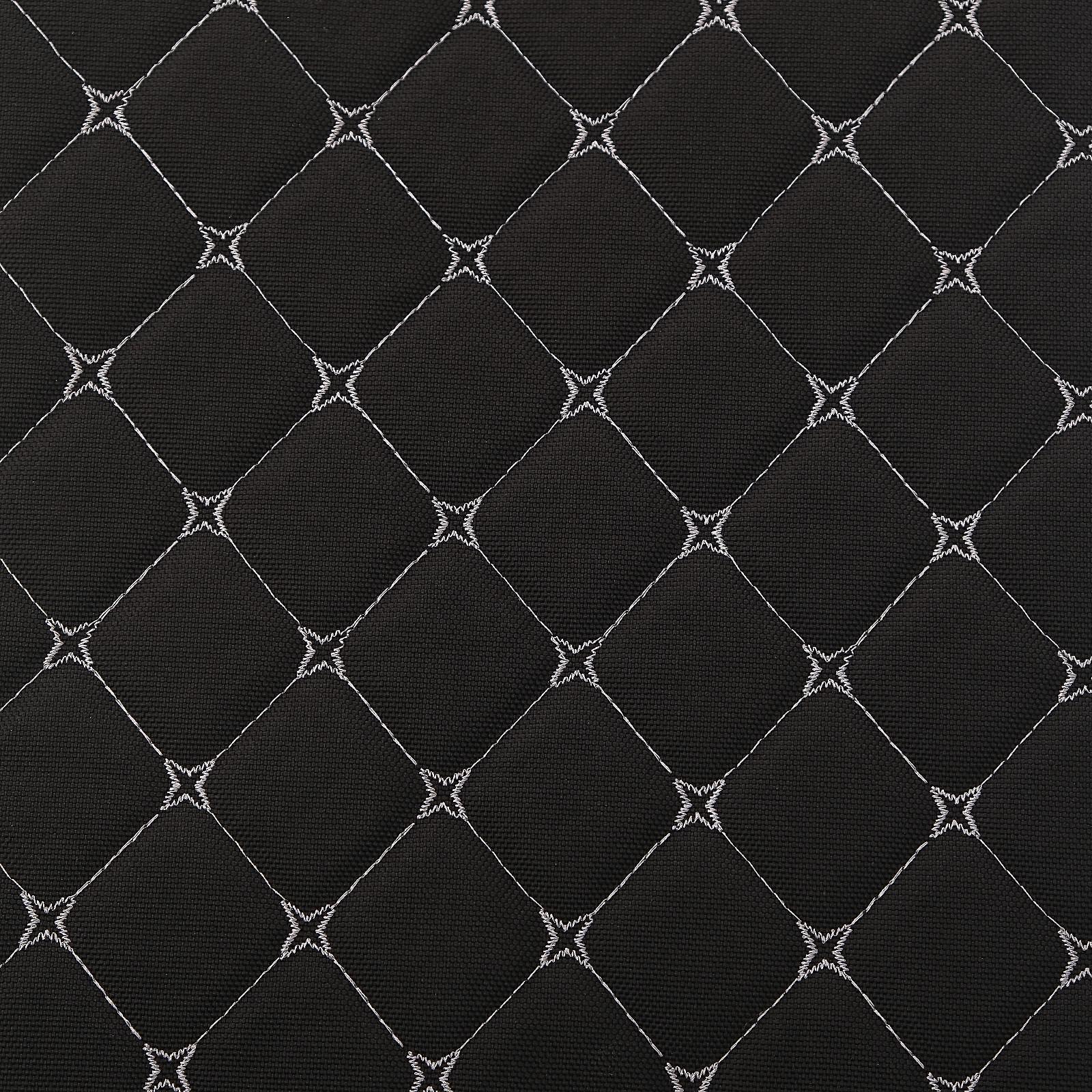 Накидка на переднее сиденье, лен, размер 55 х 150 см, черный