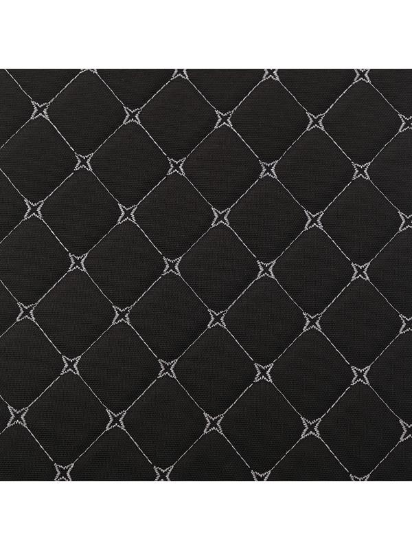 Накидка на переднее сиденье, лен, размер 55 х 150 см, черный