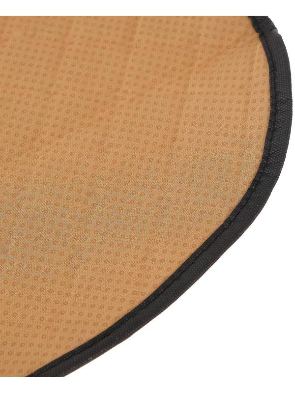 Накидка на переднее сиденье, лен, размер 55 х 150 см, черный