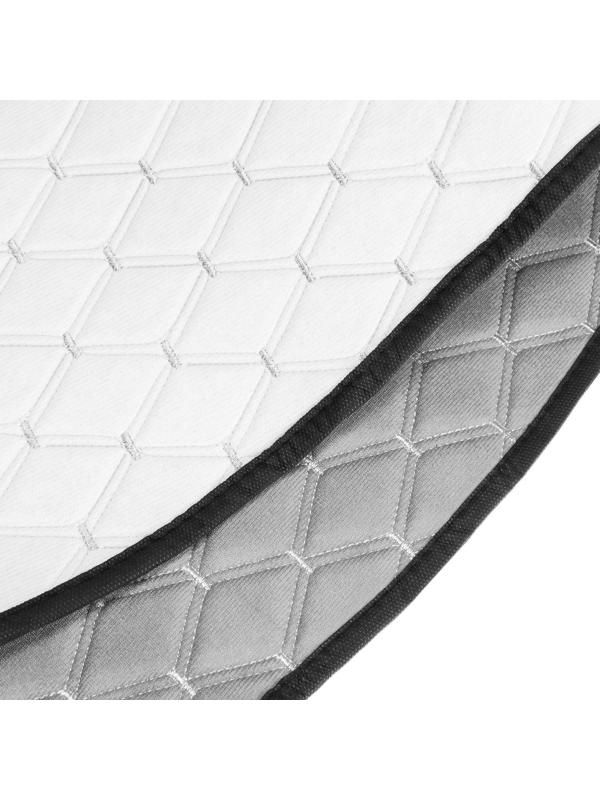 Накидка на переднее сиденье, велюр, размер 55 х 150 см, серый