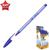 Ручка шариковая, чернила синие, BIC Cristal Soft, узел 1.2 мм, мягкое экономичное широкое письмо, прозрачный тонированный корпус