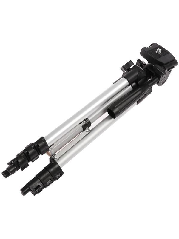 Штатив LuazON напольный, регулирование высоты 34-108 см, черно-серый