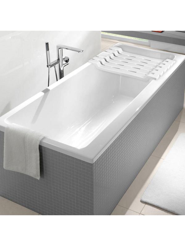 Полка на ванну, 69×30×6 см, цвет белый