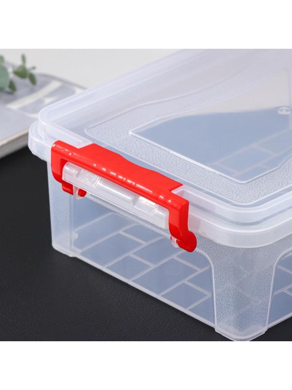 Контейнер для хранения с крышкой, 3,6 л, 31×20×9 см, цвет прозрачный