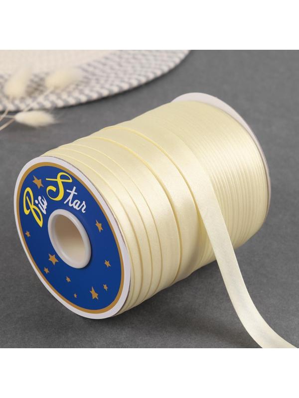 Косая бейка атласная, 15 мм × 132 м, цвет МИКС