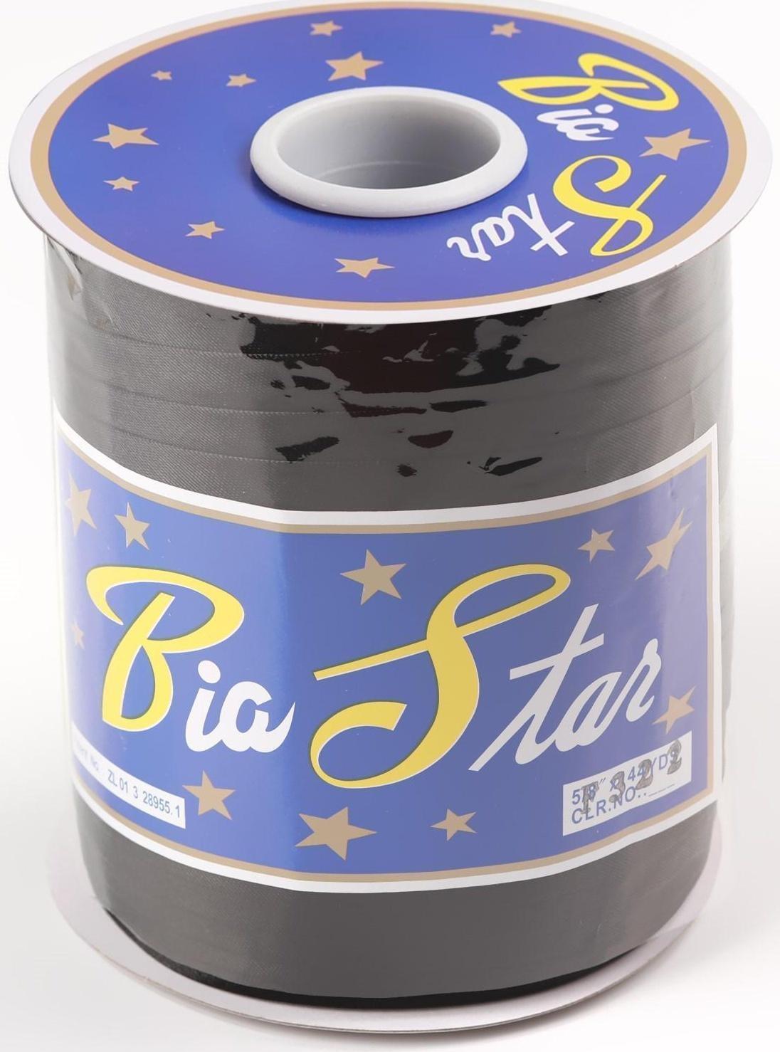 Косая бейка атласная, 15 мм × 132 м, цвет чёрный F322