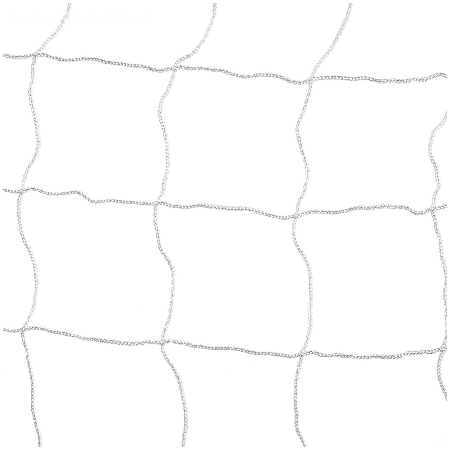 Сетка для гандбола/мини-футбола 2 х 3 х 1 м, нить 2,2 мм, ячейки 100 х 100 мм, цвет белый/синий, набор 2 сетки