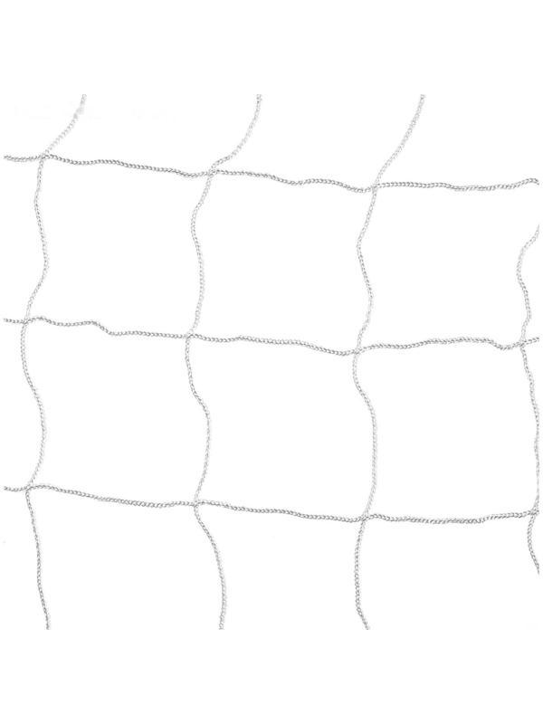 Сетка для гандбола/мини-футбола 2 х 3 х 1 м, нить 2,2 мм, ячейки 100 х 100 мм, цвет белый/синий, набор 2 сетки