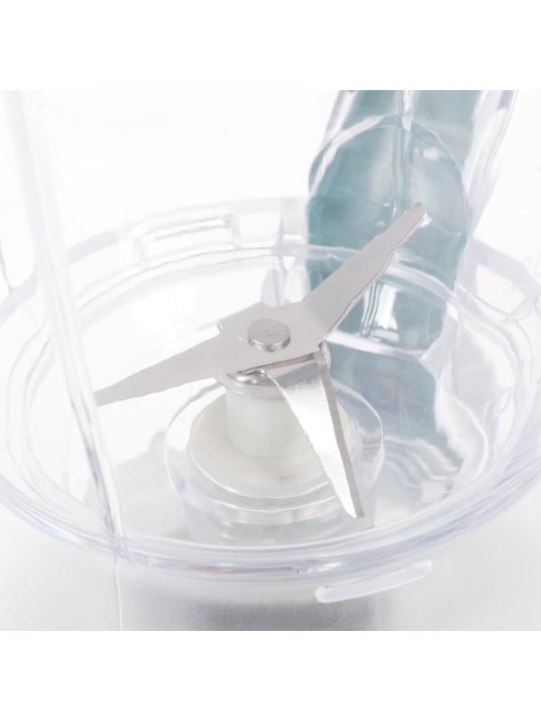 Блендер ENERGY EN-268, стационарный, 300 Вт, 1.5 л, 4 скорости, бело-зеленый