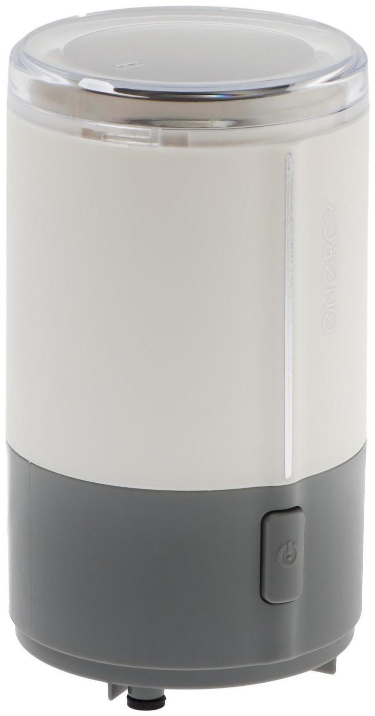 Кофемолка ENERGY EN-107, 150 Вт, 50 г, бело-серая