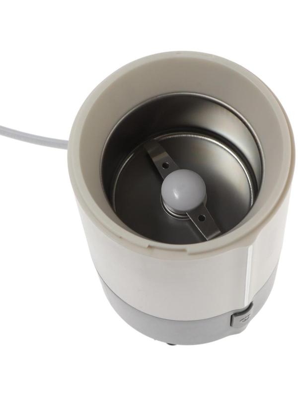 Кофемолка ENERGY EN-107, 150 Вт, 50 г, бело-серая