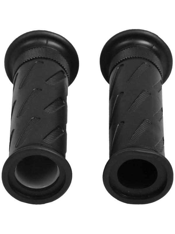 Грипсы универсальные, противоскользящие 22×120 мм, набор 2 шт, черный