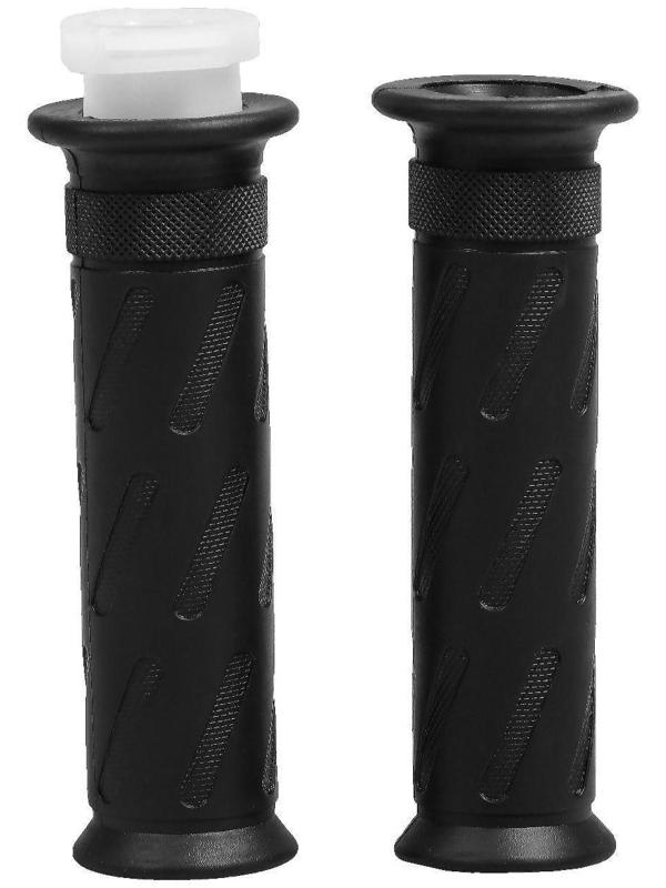 Грипсы универсальные, противоскользящие 22×120 мм, набор 2 шт, черный