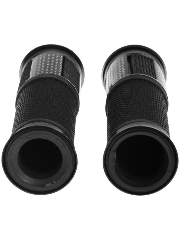 Грипсы универсальные, противоскользящие 22 х130 мм, набор 2 шт, цвет черный