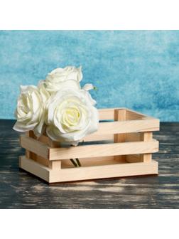 Кашпо деревянное 20×13×9.5 см 