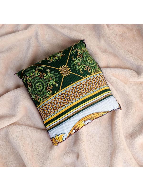 Подушка со стружкой можжевельника, сувенирная, 22×22 см, микс