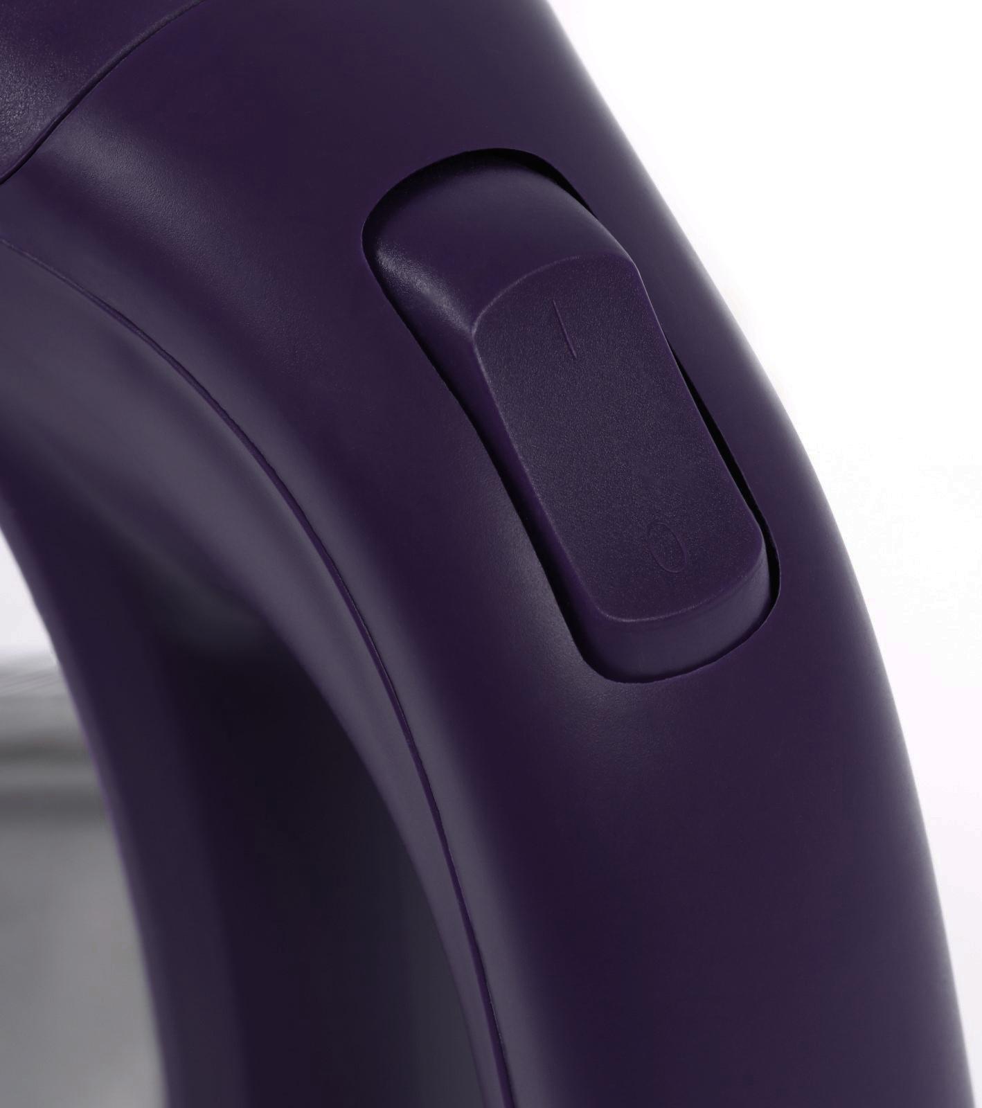 Чайник электрический LuazON LSK-1809, стекло, 1.8 л, 1500 Вт, подсветка, фиолетовый