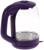 Чайник электрический LuazON LSK-1809, стекло, 1.8 л, 1500 Вт, подсветка, фиолетовый