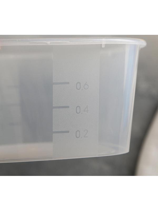 Набор контейнеров квадратных BioFresh, 3 шт: 0,23 л; 0,5 л; 0,9 л, цвет МИКС