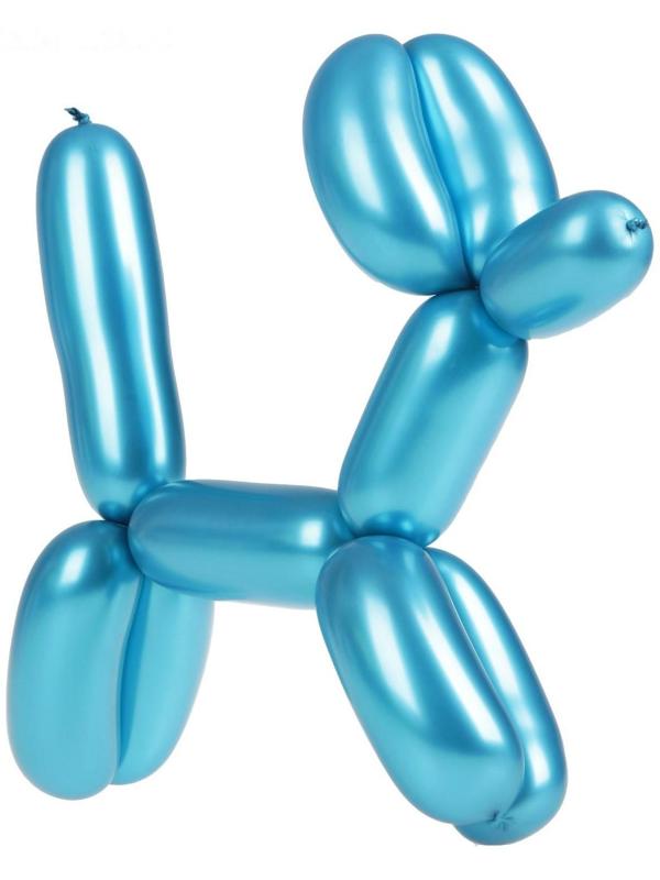 Шар для твистинга 160 «Хром», набор 22 шт., цвет синий