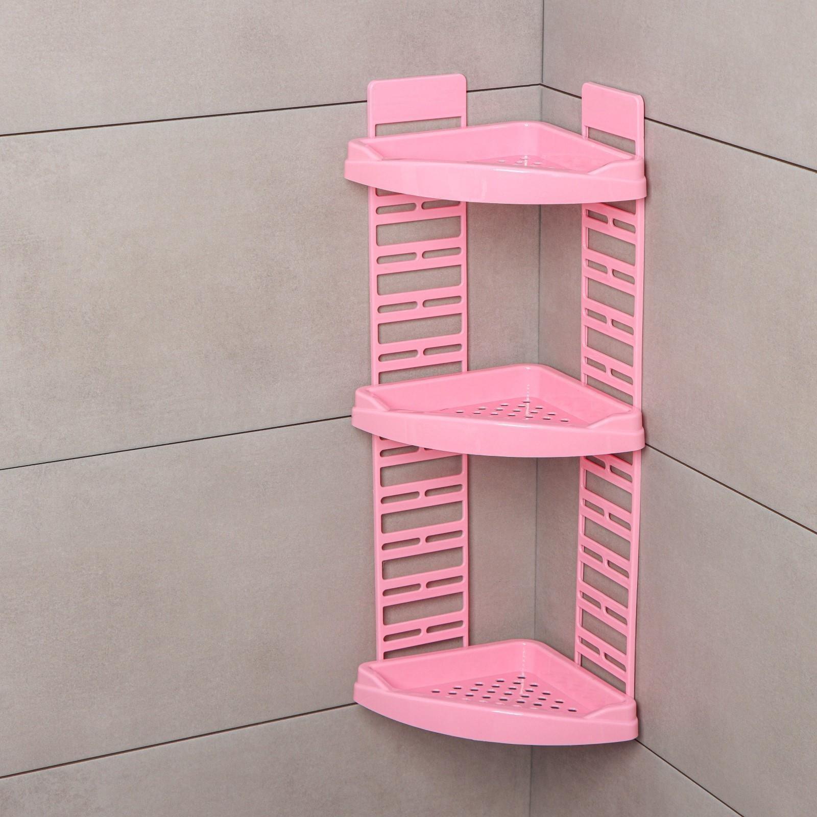 Полка угловая «Элегант», 32,2×6,3×70,6 см, цвет МИКС