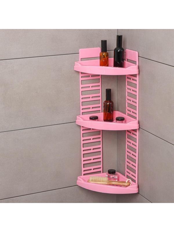 Полка угловая «Элегант», 32,2×6,3×70,6 см, цвет МИКС