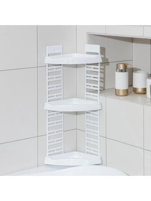 Полка угловая «Элегант», 32,2×6,3×70,6 см, цвет МИКС